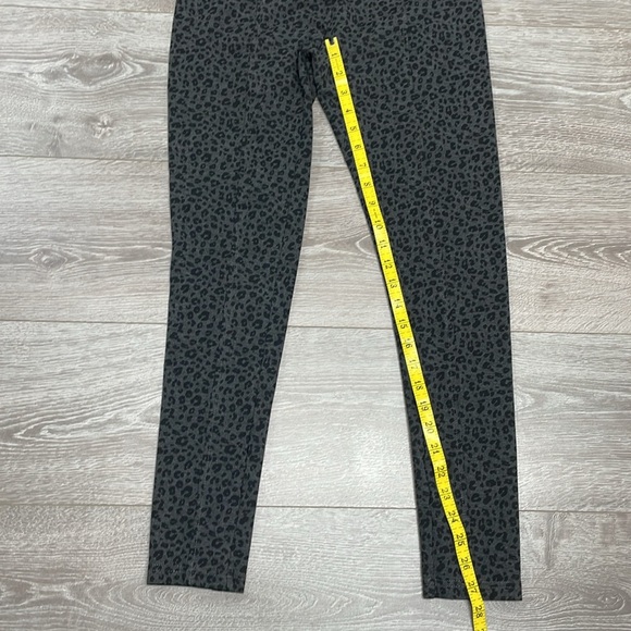 Loft Leopard Animal Print Ponte Mid Rise Leggings Wide Elastic Waistband S - Picture 10 of 13